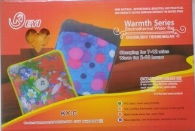 کیسه آبگرم برقی روکش حوله ای طرحدار کد k5623