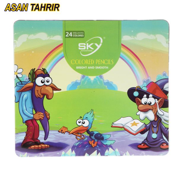 مداد رنگی 24 رنگ اسکای کد K7375