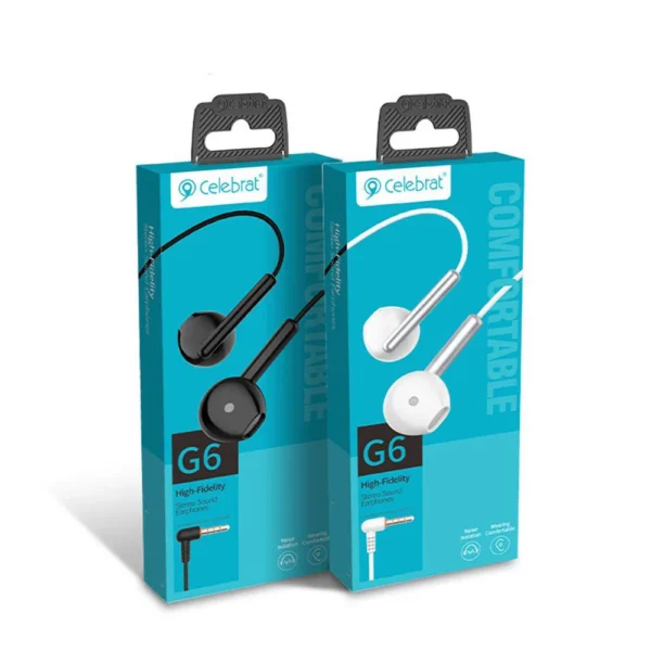 هندزفری سیمی سلبریت مدل Celebrat G6 کد k10374