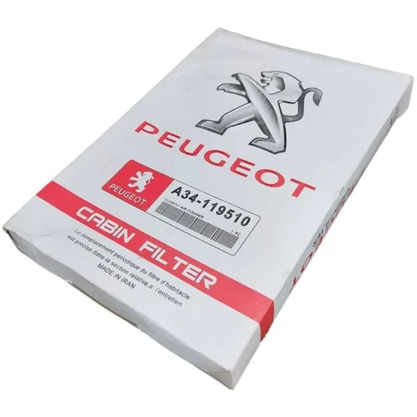 فیلتر کابین خودرو مدل A34 مناسب برای پژو۴۰۵ بسته 4 عددی کد k10466