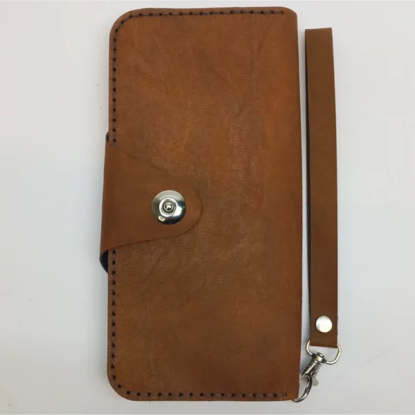 کیف پول چرم طبیعی مردانه زنانه دستدوز مدل کد k8985