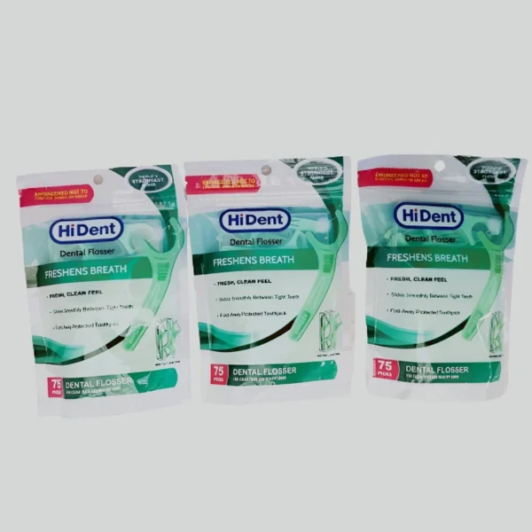 نخ دندان هایدنت کد 902 مدل کماندار مجموعه 3 عددی کد k10499