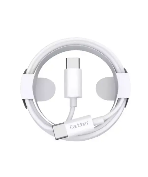 کابل شارژ سریع دوسر تایپ سی 60 وات یک متری ارلدام Earldom PD Charging Cable 1m 60W EC-166 کد k10587