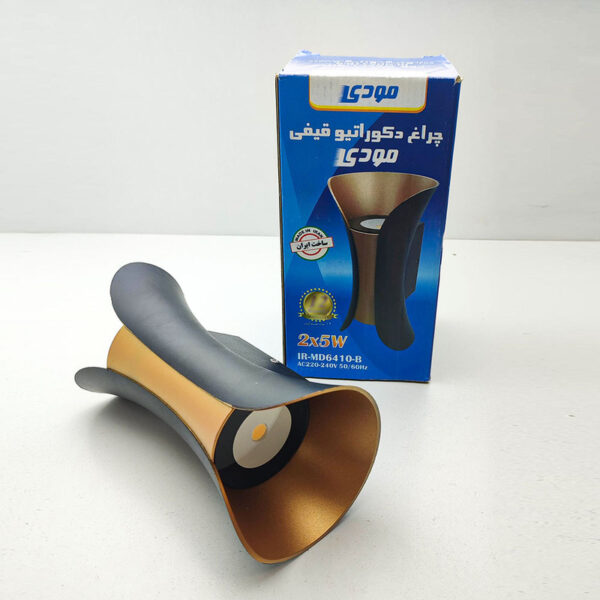 چراغ تزئینی دیواری ال ای دی 10 وات مودی مدل COB طرح قیفی کد k10703