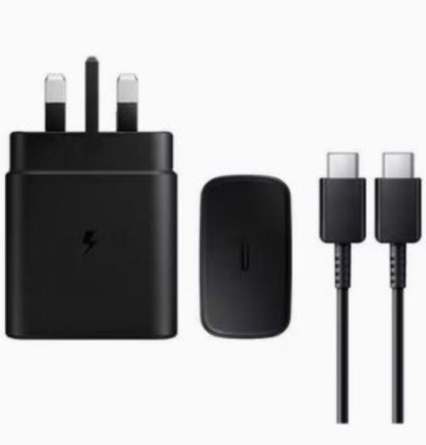 شارژر دیواری سامسونگ مدل EP-TA845 25W به همراه کابل USB-C کد k10978