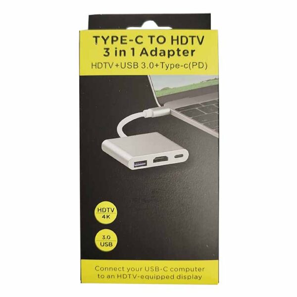 هاب 3 پورت Type-C کد k11150