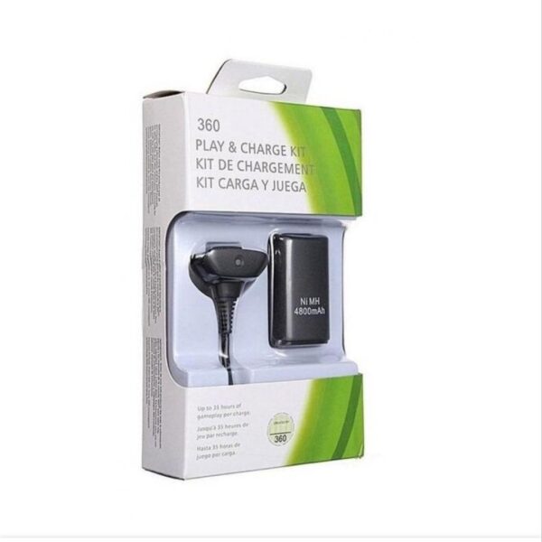 کابل شارژ دسته ایکس باکس 360 باطری xbox360 مدل XBOX 360 Controller CHARGE KIT RA- کد k11176