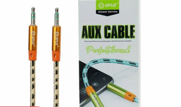 کابل AUX جیفیوز مدل AX-40 اورجینال 1.5 متری کد k11187