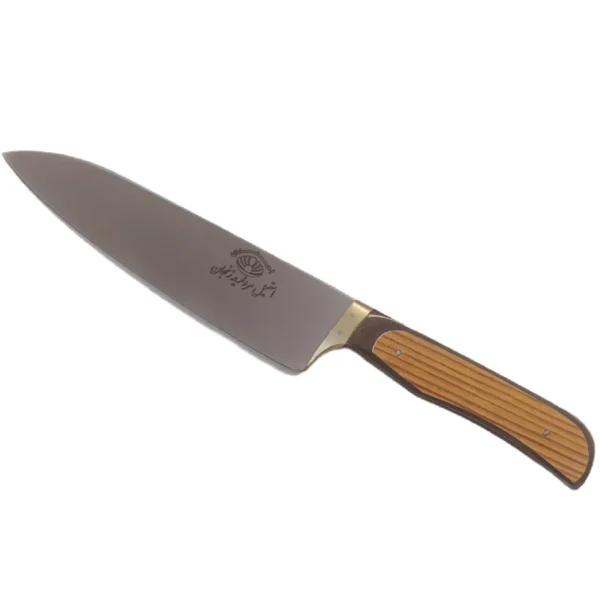 چاقو آشپزخانه مروارید احمدی زنجان قهوه ای شتری کد k11352