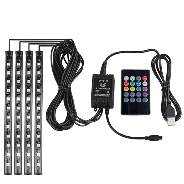 کیت نورپردازی داخل خودرو اتمسفر مدل COLORFUL7 کد k11480