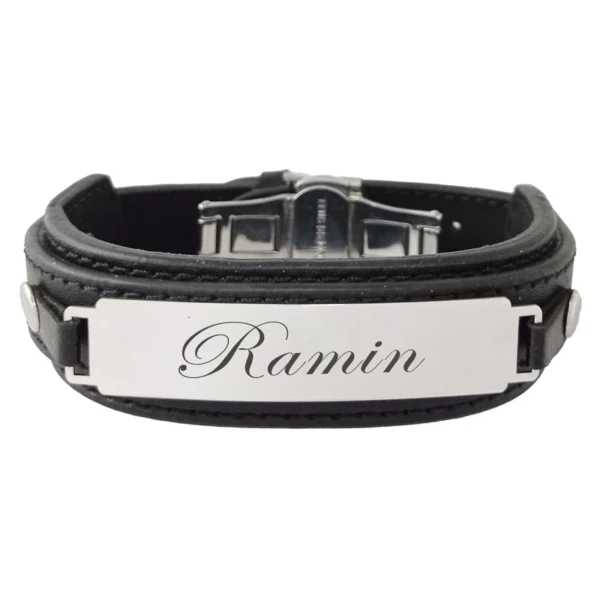دستبند مردانه ترمه ۱ طرح رامین کد Sam 227 کد k11755