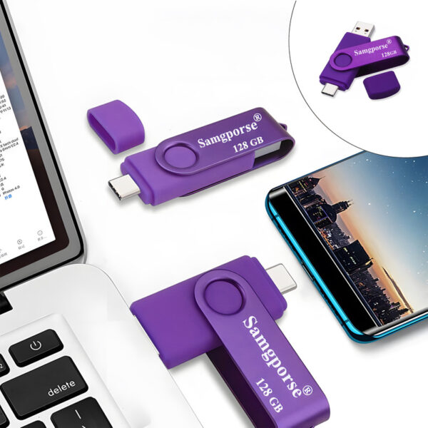 فلش مموری 32 گیگابایت سمگپرس مدل OTG USB Type C کد K12567