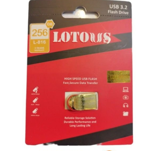 فلش مموری لوتوس مدل L-816 USB3.2 ظرفیت 128 گیگابایت کد k12397