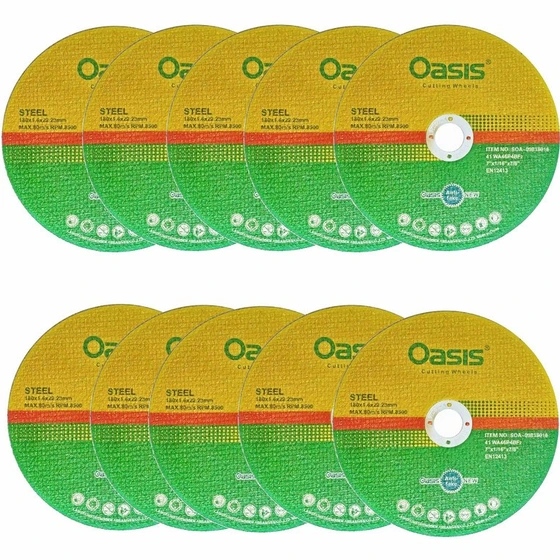 صفحه فرز استیل بر اوسیس مدل 180X1.6 بسته 10 عددی کد K14063