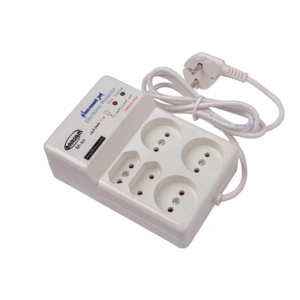 چند راهی برق و محافظ برق برسام مدل 5Sochet کد K14226