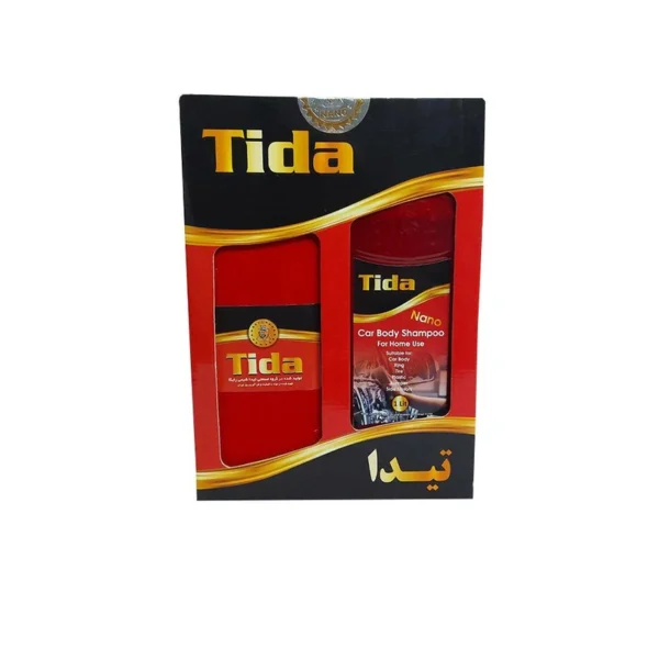 شامپو بدنه خودرو نانو تیدا مدل TNCBS001حجم 1000 میلی لیتر به همراه دستمال کد K14271