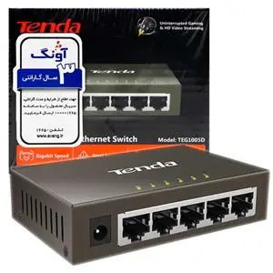 سوییچ تندا 5 پورتی مدل TEG1005D کد k14315