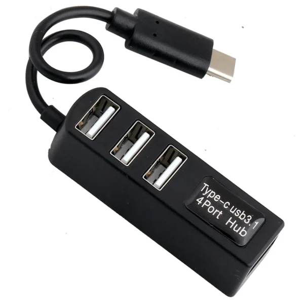 هاب USB 3.1 Type-C چهار پورت مدل P-101 کد K17069