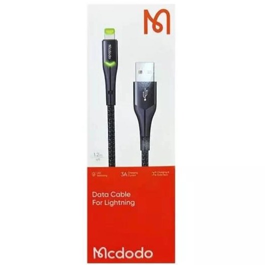 کابل تبدیل USB به لایتنینگ مک دودو - مشکی کد 16803