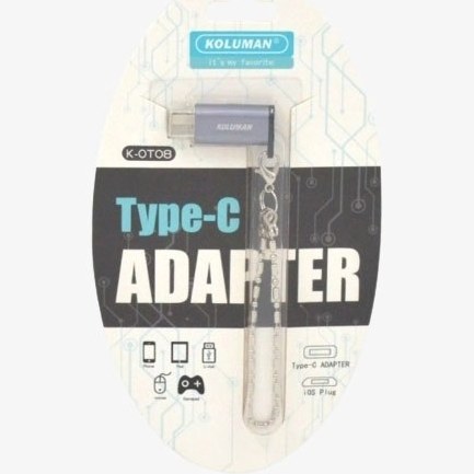 تبدیل Type-C به Lightning شرکت کلومن مدل K-OT08 مبدل تایپ سی به ایفون کدK17549
