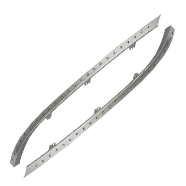 ابرویی چراغ جلو خودرو مدل NOG001 مناسب برای پژو پارس بسته 2عددی رنگ نقره ای کد K19207
