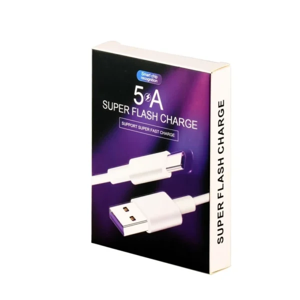 کابل تبدیل USB به USB-C اسمارت چیپ مدل Flash Charge طول 1 متر کدk17410