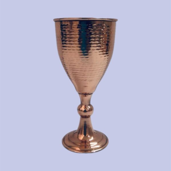 گلاسه مسی زنجان چکش کاری شده 6عددی کد k17474