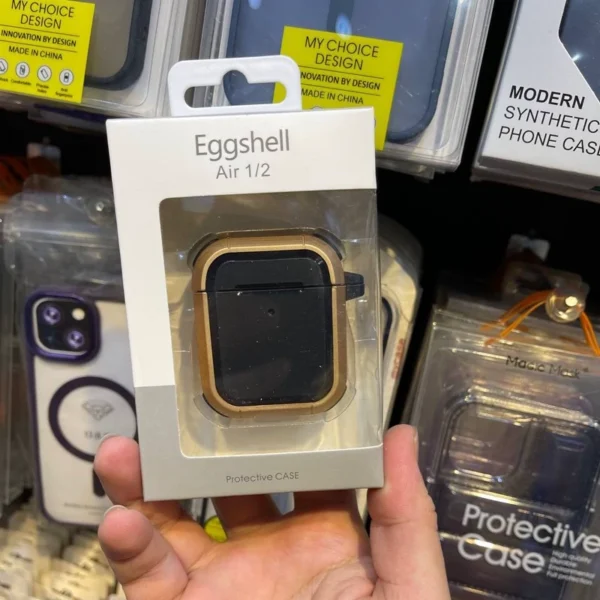 توضیحات مقدار: 1 عددی کاور و کیس ایرپاد 2 برند Eggshell قابل استفاده برای ایرپاد 1 و 2 اپل اصلی و های کپی Eggshell Airpods 2 - 1 Case کدk17496