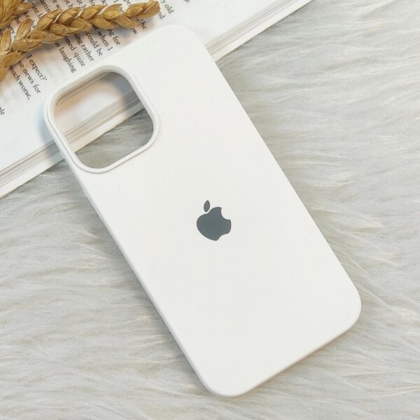 قاب سیلیکونی iphone 12 promax - رنگ سفید k18126