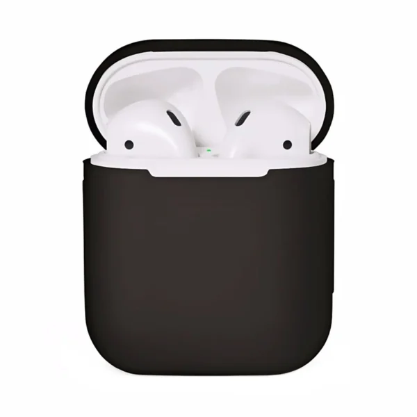 کاور محافظ سیلیکونی به همراه یک بند نگهدارنده مناسب برای کیس Apple AirPodsکدk21973