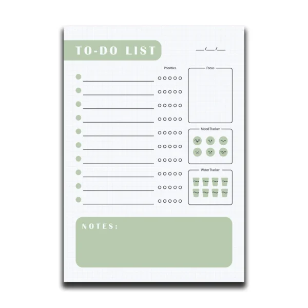 کاغذ یادداشت مدل to do list کد k21816