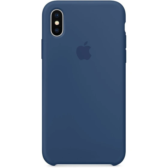 قاب سيليكونی رنگ سرمه ای گوشی آيفون iPhone Xکدk21223