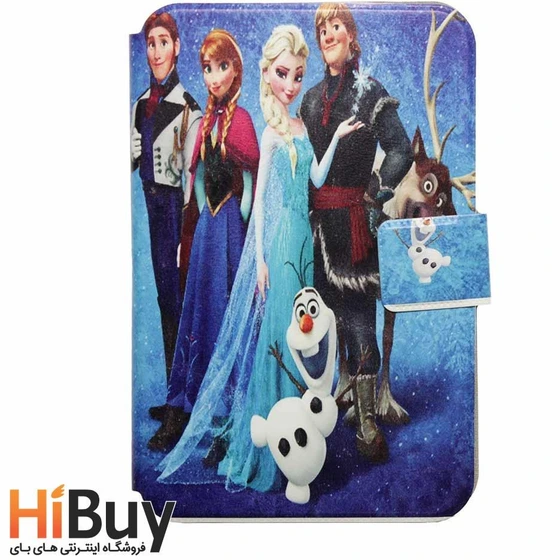کیف کلاسوری مدل فروزن کارتونی کد AZ مناسب برای تبلت سامسونگ Galaxy Tab A T285کدK21744