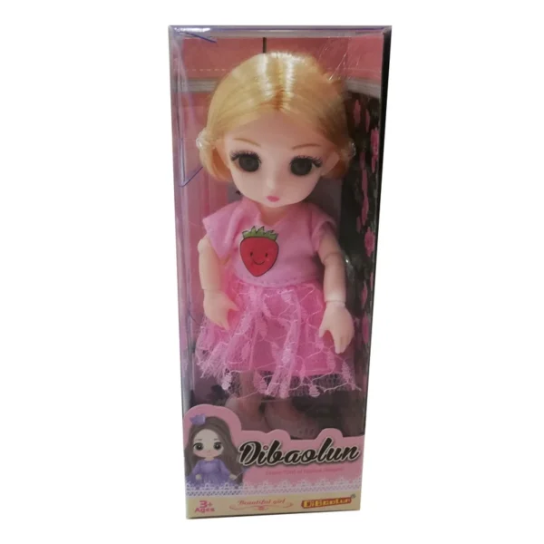 عروسک مدل دختر چشم تیله ای کد 054 ارتفاع 17 سانتی متر کد23843k