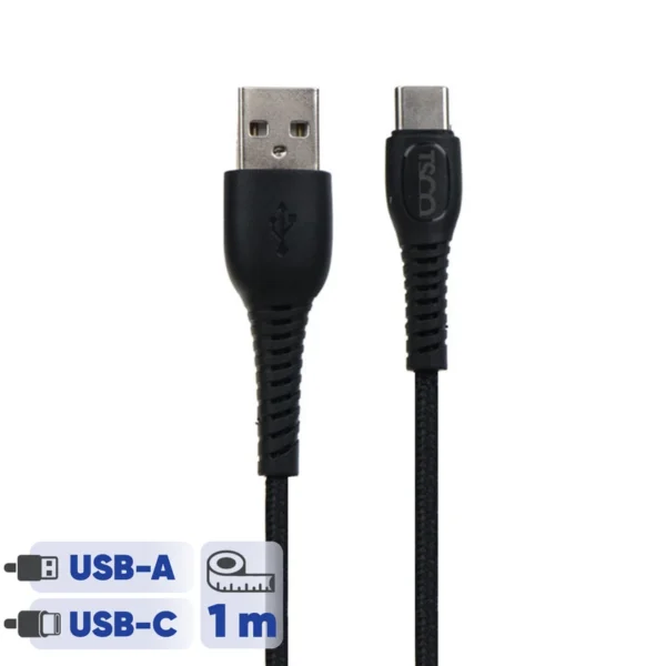 کابل تبدیل USB به USB-C تسکو مدل TC 183 طول 1 متر کدk23026