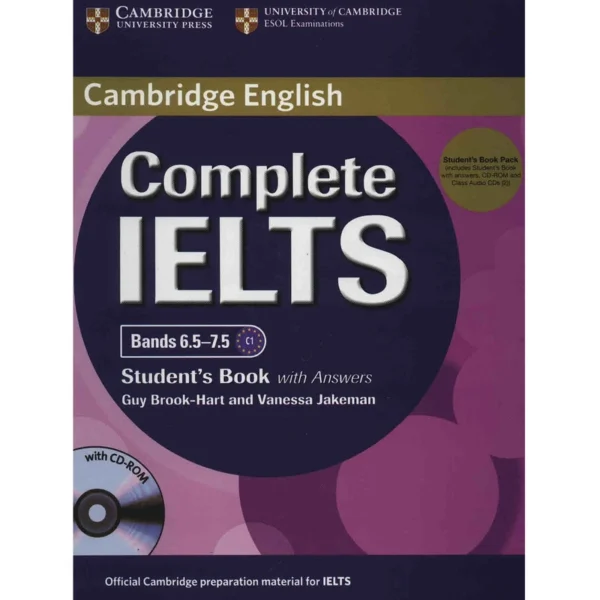 کتاب زبان Complete IELTS Bands 6.5 -7.5 Students Book and Workbook اثر گای بروک هارت - دو جلدی کدk23418