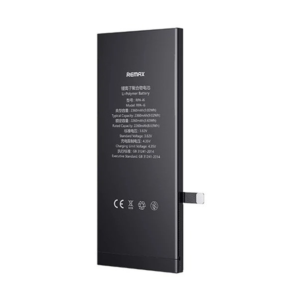 باتری موبایل ریمکس مدل RPA-i6 ظرفیت 2360 میلی آمپرساعت مناسب برای گوشی موبایل اپل IPHONE 6کدk23513